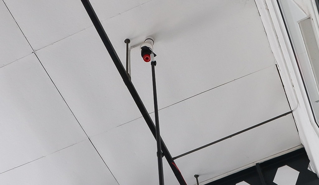 Pole from the ground